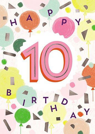 Picture of 10TH BIRTHDAY CARD
